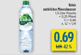 natürliches Mineralwasser Angebote von Volvic bei diska Hof für 0,69 €