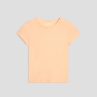 T-shirt manches courtes orange fluo fille - La Halle T-shirt manches courtes orange fluo fille à 2,99 € dans le catalogue La Halle