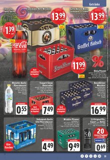 Cola im EDEKA Prospekt "Aktuelle Angebote" mit 24 Seiten (Bergheim)