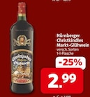Nürnberger Christkindles Markt-Glühwein bei nah&frisch im Aurich Prospekt für 2,99 €