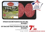 Promo Steak haché plein air 15% mg à 7,89 € dans le catalogue U Express à Vannes