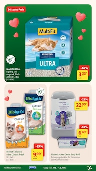 Katzenstreu im Fressnapf Prospekt "Liebe hat vier Pfoten" mit 25 Seiten (Paderborn)