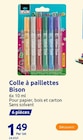 Colle à paillettes - Bison dans le catalogue Action