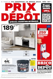 Prospectus Bricolage de Brico Dépôt à Le Pouzin: "PRIX DÉPÔT SPÉCIAL CHANTIER INTÉRIEUR", 12 pages, 28/03/2025 - 10/04/2025