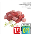 Gulasch gemischt Angebote bei EDEKA Schwabach für 0,99 €