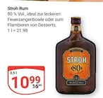 Rum im Angebot bei GLOBUS in Rostock Rum Angebote von Stroh bei GLOBUS Rostock für 10,99 €
