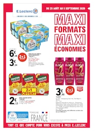 Prospectus E.Leclerc à Laon, "MAXI FORMATS MAXI ÉCONOMIES", 56 pages, 25/08/2026 - 05/09/2026