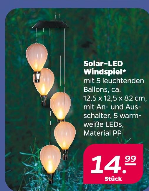 Solar-LED Windspiel