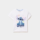 T-shirt en coton manches courtes Stitch blanc fille à La Halle dans Castelsarrasin T-shirt en coton manches courtes Stitch blanc fille à La Halle dans Castelsarrasin