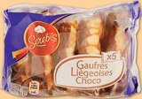 Gaufres Liégeoises Chocolat x5 - SEREBIS - Netto Gaufres Liégeoises Chocolat x5 - SEREBIS à 1,99 € dans le catalogue Netto