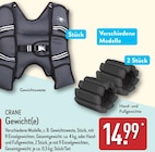 Gewicht(e) von CRANE im aktuellen ALDI Nord Prospekt für 14,99 €