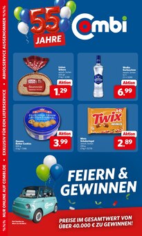 Wodka im aktuellen combi Prospekt (Bremen) Wodka im combi Prospekt "Markt - Angebote" mit 33 Seiten (Bremen)