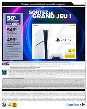 Console PS5 Angebote im Prospekt "PASSEZ LE PRINTEMPS CONNECTÉ À VOS ENVIES !" von Carrefour auf Seite 2