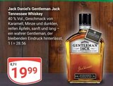Gentleman Jack Tennessee Whiskey Angebote von Jack Daniel's bei GLOBUS Plauen für 19,99 €