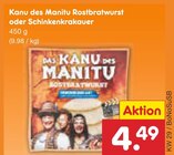 Rostbratwurst oder Schinkenkrakauer im Angebot bei Netto Marken-Discount in Ahaus Rostbratwurst oder Schinkenkrakauer Angebote von Das Kanu des Manitu bei Netto Marken-Discount Ahaus für 4,49 €