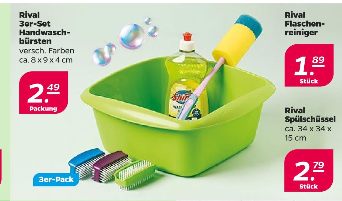 3er-Set Handwaschbürsten