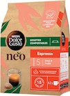 Capsules néo espresso intensité 5 - NESCAFÉ DOLCE GUSTO à 2,63 € dans le catalogue Intermarché Hyper