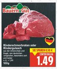 Rinderschmorbraten im Angebot bei E center in Falkensee Rinderschmorbraten Angebote von Bauern Gut bei E center Falkensee für 1,49 €