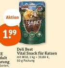 Vital Snack für Katzen von Deli Best im aktuellen tegut Prospekt