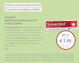 Soventol Hydrocortisonacetat 0,5 % 5 mg/g Creme im aktuellen Prospekt bei LINDA in Leimen