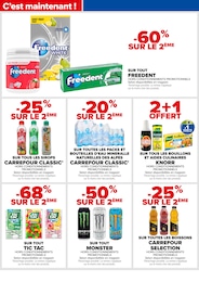 Prix et réduction Freedent dans le prospectus Carrefour en cours Offre Freedent dans le catalogue Carrefour du moment à la page 28