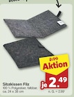 Sitzkissen Filz bei famila Nordwest im Vechta Prospekt für 2,49 €