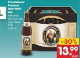 Aktuelle Bier Angebote bei Netto Marken-Discount in Meerbusch Aktuelles Premium Hefe Weißbier Angebot bei Netto Marken-Discount in Meerbusch ab 13,99 €