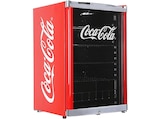Aktuelles HC 166 E COCA COLA Getränkekühlschrank (E, 845 mm hoch, Rot) Angebot bei MediaMarkt Saturn in Bottrop ab 399,00 €