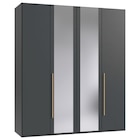 DREHTÜRENSCHRANK 4-türig Graphitfarben, Eiche Artisan von Chameo im aktuellen XXXLutz Möbelhäuser Prospekt für 329,00 €