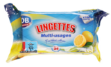 Les 100 lingettes multi-usages ou désinfectantes en promo chez Stokomani Bergerac à 2,19 €