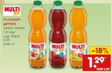 Fruchtsaftgetränk Angebote von MULTI bei Netto Marken-Discount Amberg für 1,29 €