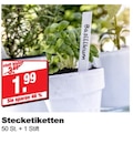 Stecketiketten Angebote bei bauSpezi Aschaffenburg für 1,99 €