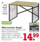 Mikrowellen-Regal Angebote von Kesper bei E center Offenbach für 14,99 €