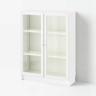 Bücherregal mit Glastüren weiß im IKEA Prospekt Bücherregal mit Glastüren weiß von BILLY / OXBERG im aktuellen IKEA Prospekt für 79,99 €