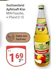 Aktuelle Saft Angebote bei GLOBUS in Leipzig Aktuelles Sachsenland Apfelsaft Klar Angebot bei GLOBUS in Leipzig ab 1,69 €