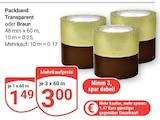 Aktuelles Packband Transparent Angebot bei GLOBUS in Duisburg ab 1,49 €