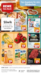 REWE Prospekt "Dein Markt" für Bottrop, 30 Seiten, 15.09.2025 - 20.09.2025