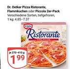 GLOBUS Kaiserslautern - Pizza Ristorante Angebot im Prospekt Pizza Ristorante bei GLOBUS im Kaiserslautern Prospekt für 1,99 €