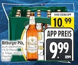 Pils von Bitburger im aktuellen EDEKA Prospekt für 9,99 €