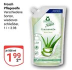Pflegeseife im Angebot bei GLOBUS in Gießen Pflegeseife Angebote von Frosch bei GLOBUS Gießen für 1,99 €