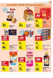 Prix et réduction Nutella dans le prospectus Carrefour Market en cours Offre Nutella dans le catalogue Carrefour Market du moment à la page 55