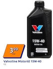Motoröl 15W-40 Angebote von Valvoline bei Action Hanau für 3,99 €