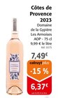 Côtes de Provence 2023 - Domaine de la Gypière dans le catalogue Colruyt