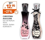 Damen Parfum im Müller Prospekt Eau de Parfum von Christina Aguilera im aktuellen Müller Prospekt für 12,95 €