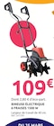 Mr.Bricolage Villefranche-de-Lauragais - Promo Bineuse électrique 6 fraises 1500 W Promo Bineuse électrique 6 fraises 1500 W à 109,00 € dans le catalogue Mr.Bricolage à Villefranche-de-Lauragais