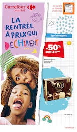 Carrefour Market Catalogue "La rentrée à prix qui déchirent", 12 pages, Palaiseau, 16/08/2022 - 21/08/2022 Carrefour Market Catalogue "La rentrée à prix qui déchirent", 12 pages, Palaiseau, 16/08/2022 - 21/08/2022