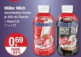 Müllermilch Erdbeer-Geschmack im V-Markt Prospekt Müllermilch Erdbeer-Geschmack von Müller im aktuellen V-Markt Prospekt für 0,69 €