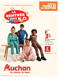 Prospectus Auchan Hypermarché, "LA RENTRÉE À PRIX K.O." à Saint-Martin-de-Crau et alentours, 8 pages, 11/08/2026 - 06/09/2026 Catalogue Auchan Hypermarché "LA RENTRÉE À PRIX K.O." à Saint-Martin-de-Crau et alentours, 8 pages, 11/08/2026 - 06/09/2026
