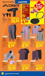 Prix et réduction Sport dans le prospectus Lidl en cours Offre Sport dans le catalogue Lidl du moment à la page 56