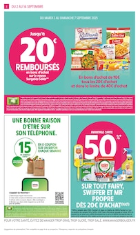 Catalogue Intermarché de la semaine "LA RENTRÉE C'EST NUL ALORS ON VOUS LA REMBOURSE" avec 2 pages, valide du 02/09/2025 au 14/09/2025 pour Anduze et alentours Prospectus Intermarché de la semaine "LA RENTRÉE C'EST NUL ALORS ON VOUS LA REMBOURSE" avec 2 pages, valide du 02/09/2025 au 14/09/2025 pour Anduze et alentours